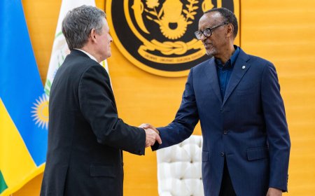 President Kagame holds talks with U.S. Senator Steve Daines on expanding strategic cooperation