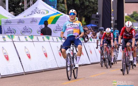 Pau Martí wins Stage 2 and claims yellow jersey in Tour du Rwanda 2026 see