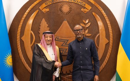 Paul Kagame Meets Deputy Foreign Minister of Saudi Arabia