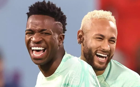 Neymar yifatanyije na Vinicius Jr nyuma yo gukora ibidasanzwe