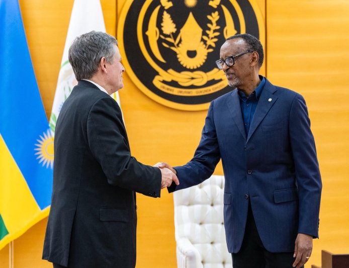 President Kagame holds talks with U.S. Senator Steve Daines on expanding strategic cooperation