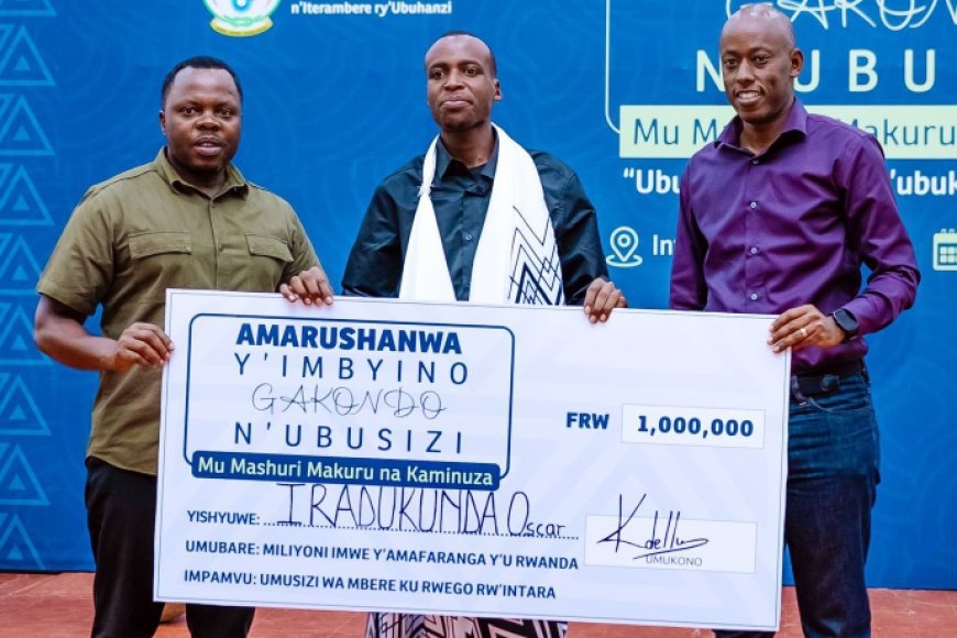 Minisitiri Dr. Utumatwishima yasabye urubyiruko gukoresha neza impano zarwo mu kwihangira imirimo