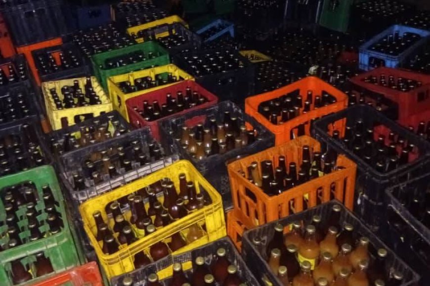 Kigali: Polisi yafashe litiro z'inzoga zitujuje ubuziranenge zirenga ibihumbi 17000