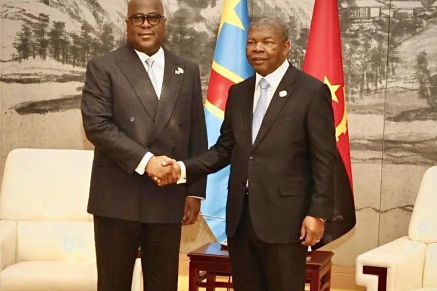 Perezida Lourenço yaganiriye na Tshisekedi i Addis Abeba ku kibazo cy’umutekano muri RDC