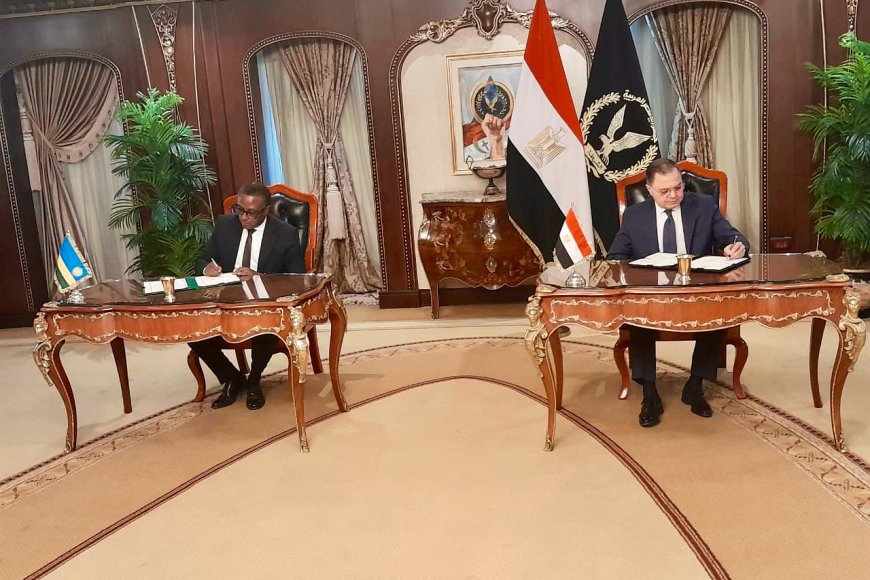 Rwanda and Egypt sign Police cooperation MoU to strengthen security partnership