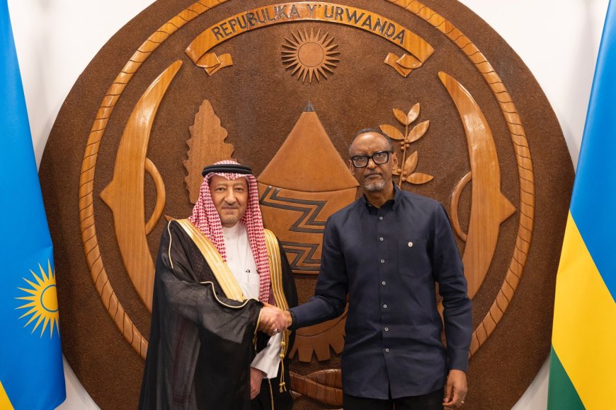 Paul Kagame Meets Deputy Foreign Minister of Saudi Arabia