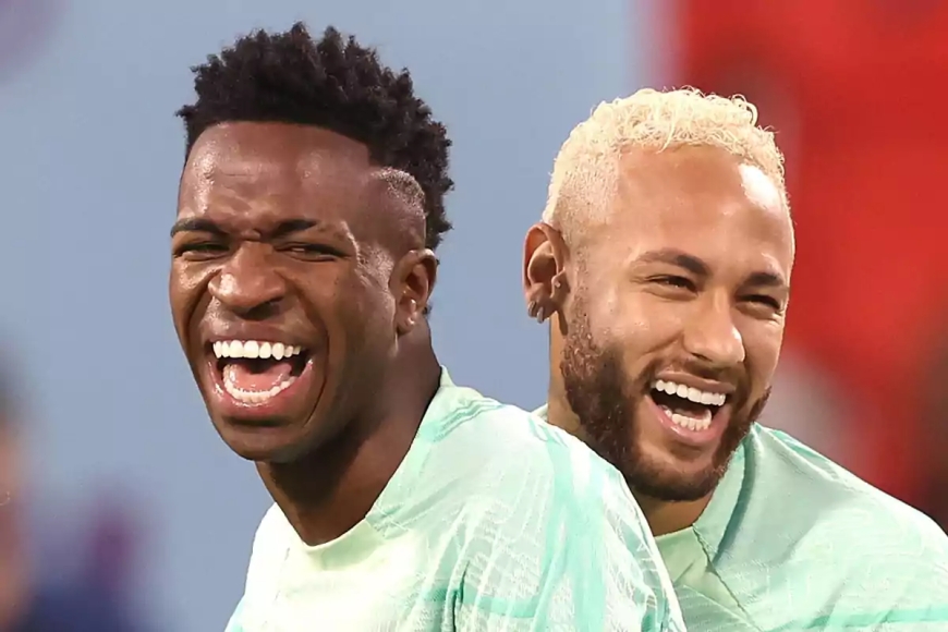Neymar yifatanyije na Vinicius Jr nyuma yo gukora ibidasanzwe