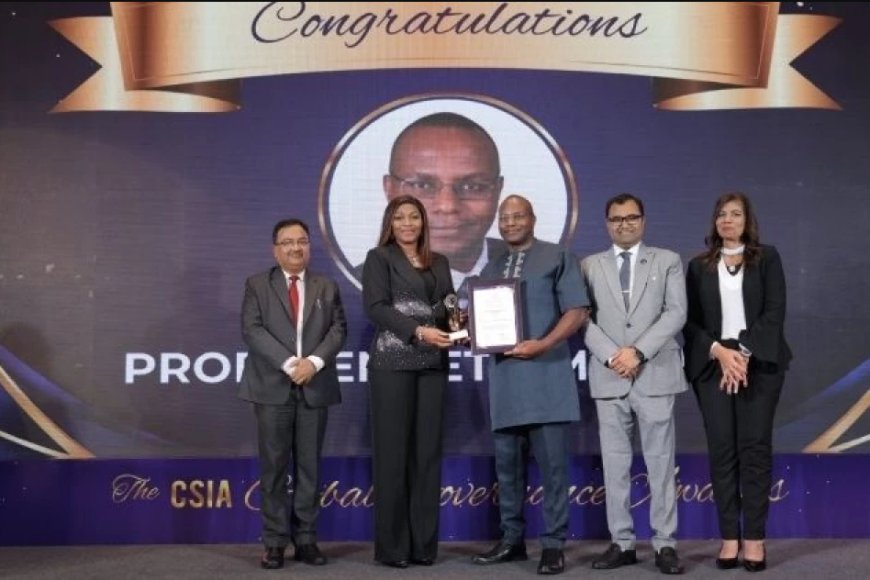 Professor Kenneth Wyne Mutuma named global governance professional of the year in India awards ceremony