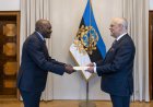Amb. Dushimimana presents credentials to Alar Karis Estonia’s President