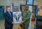 Gen. Muhoozi Kainerugaba Bids Farewell to Russian Ambassador, Hails Strong Bilateral Ties