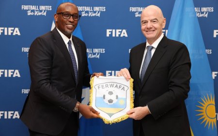 Shema Fabrice yohereje ubutumwa bukomeye Gianni Infantino uyobora FIFA