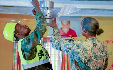 Jamaica: Ingabo z’u Rwanda zakoze Umuganda