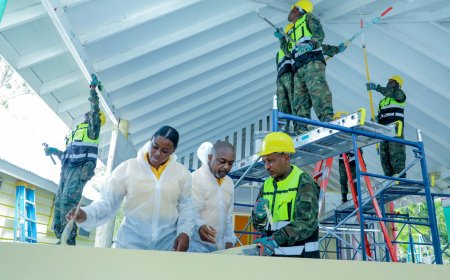 Rwandan Military Engineers Partner with Jamaican Counterparts for Community Service at Blessed Assurance Children’s Home