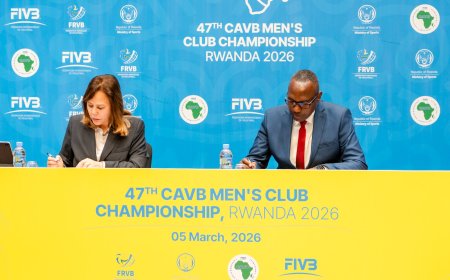 Rwanda and CAVB sign agreement to host 2026 African Men’s Volleyball Club championship