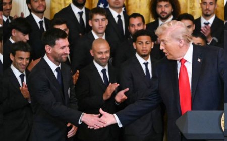 Trump yahaye icyubahiro Lionel Messi amushimira icyo yakoreye Amerika gikomeye