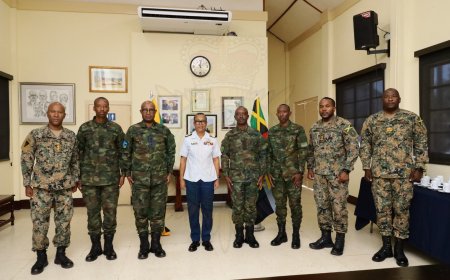 Rwanda Defence strengthens cooperation with Jamaica following Hurricane recovery efforts