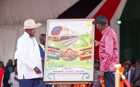 Kenya na Uganda batangije umushinga mushya wa gari ya moshi