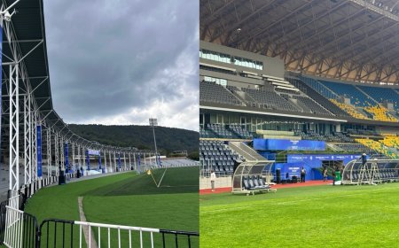 Perezida wa FIFA yishimiye uko Kigali Pele Stadium na Sitade Amahoro zimeze ubu
