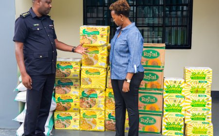 Kigali: Polisi yasubije umucuruzi ibicuruzwa bye bifite agaciro k'arenga miliyoni yari yibwe