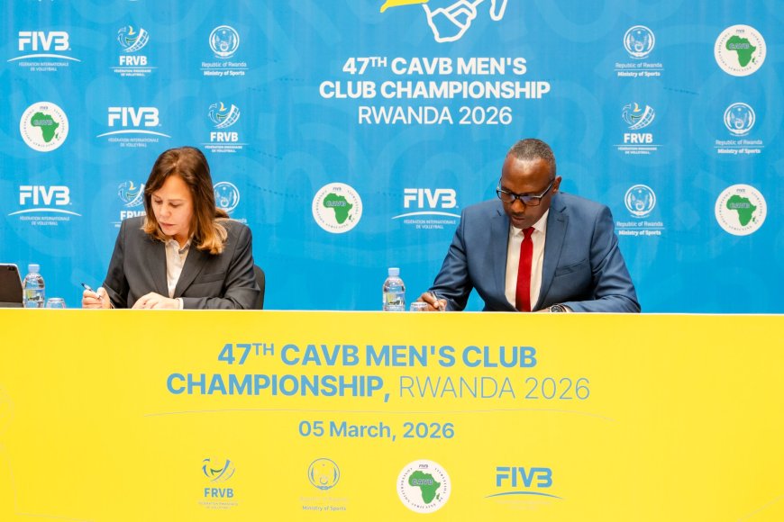 Rwanda and CAVB sign agreement to host 2026 African Men’s Volleyball Club championship