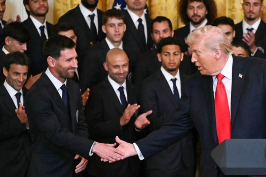 Trump yahaye icyubahiro Lionel Messi amushimira icyo yakoreye Amerika gikomeye