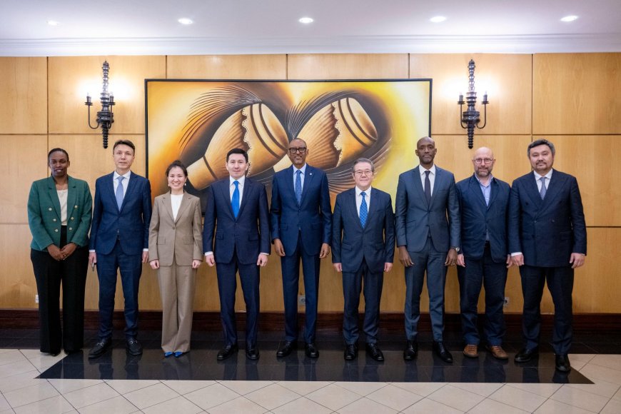 President Kagame receives Kazakhstan Development Fund Chief