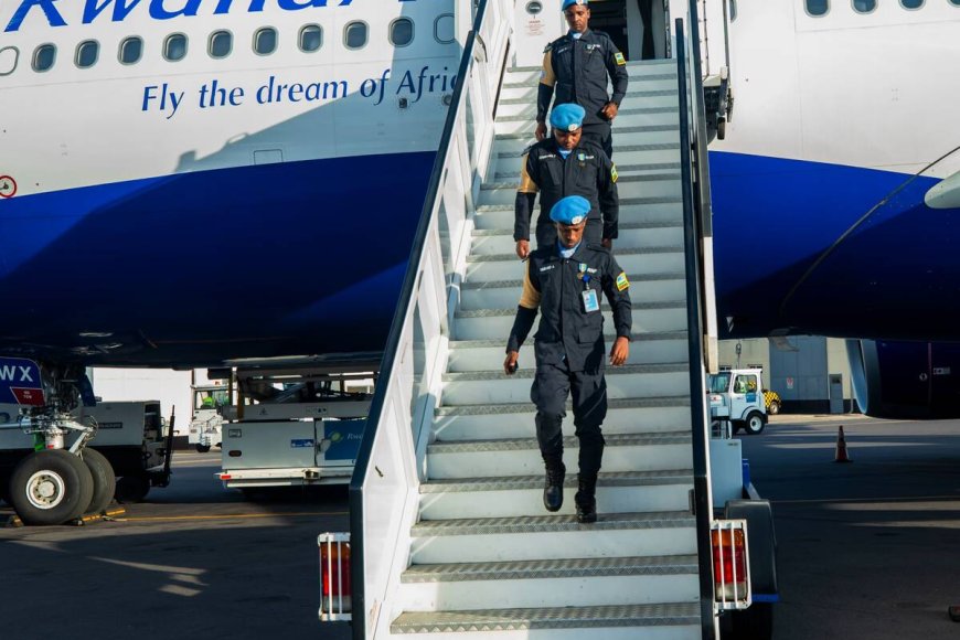 Rwandan Police Peacekeepers complete mission in Central African Republic