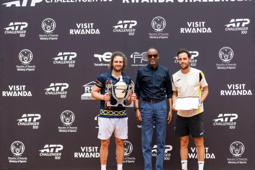 Trungelliti wins ATP Challenger 100 Kigali II as President Kagame Watches Final