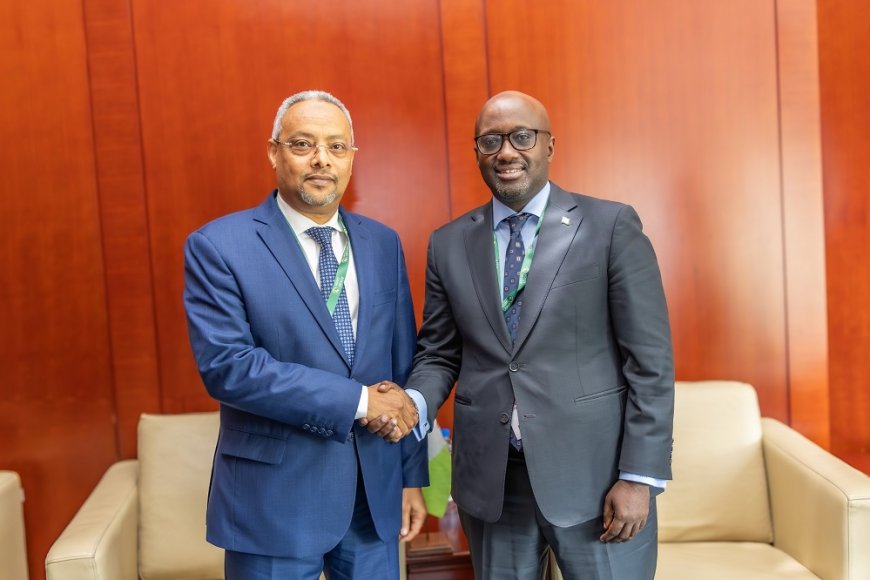 Minister Nduhungirehe meets Abdoulkader Houssein Omar to deepen Rwanda–Djibouti relations