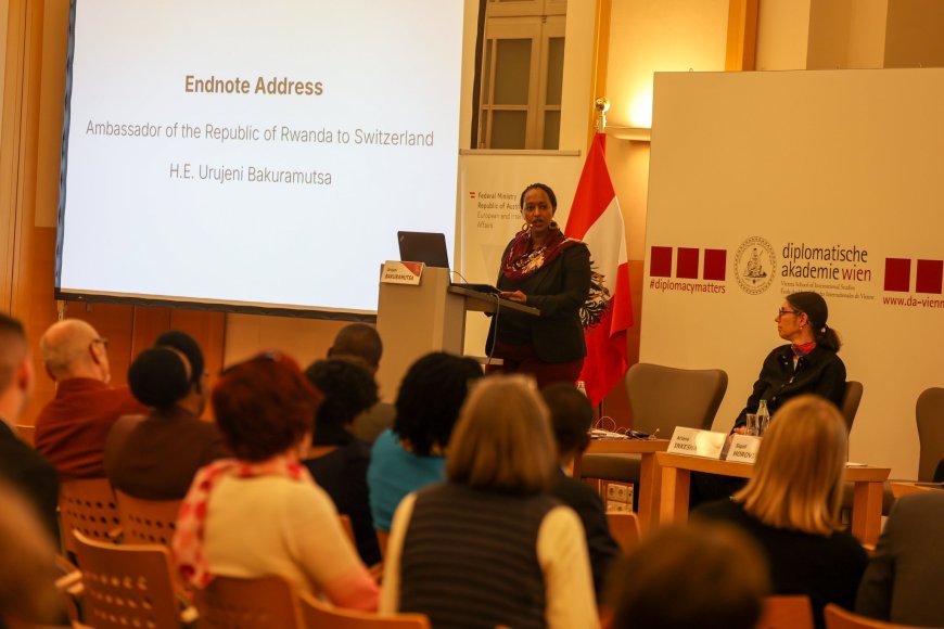 Amb. Urujeni Bakuramutsa Calls for Collective Action on Remembrance and Reconciliation