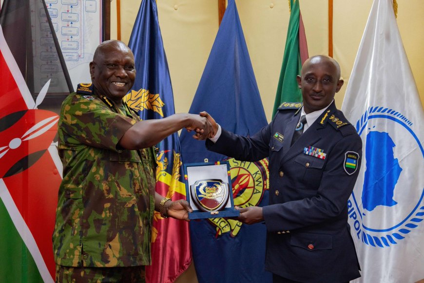 Polisi y’u Rwanda n'iya Kenya baganiriye ku gushimangira ubufatanye