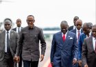 Perezida Kagame yageze i Brazzaville mu birori byo kurahira kwa Perezida Nguesso