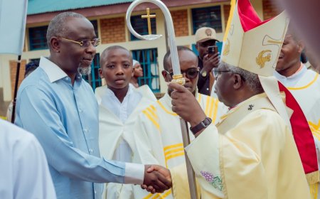 RDC: Guverineri wa Kivu y'Amajyepfo yasangiye n’abaturage misa ya Pasika