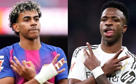 Vinicius Jr yifatanyije na Lamine Yamal uri guhura n’ububabare muri iki gihe