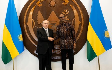 Perezida Kagame yakiriye Dani Dayan baganira ku kwibuka Jenoside hubakwa ubumwe