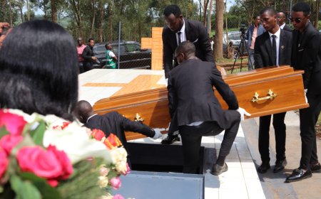 Rwamagana: Hashyinguwe mu cyubahiro imibiri y'abishwe muri Jenoside yakorewe Abatutsi mu 1994 harimo 20 yabonetse mu kiyaga cya Muhazi