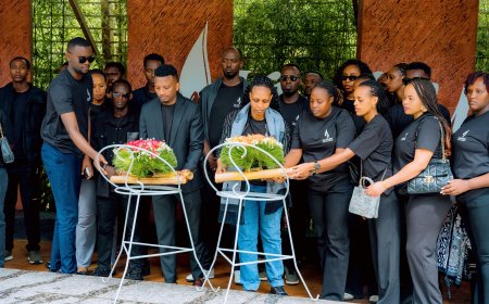 Joyous Melody yitabiriye igikorwa cyo Kwibuka ku nshuro ya 32 ku rwibutso rwa Gisozi