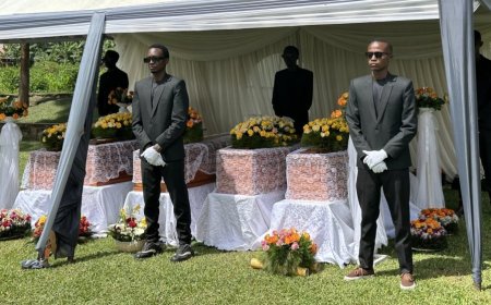 Karongi: Imibiri 143  y’Abatutsi bishwe muri Jenoside yashyinguwe mu cyubahiro