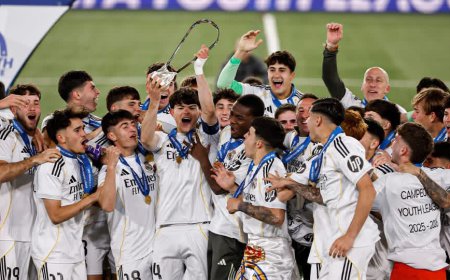 Real Madrid irimo kwishimira igikombe cy’ingimbi