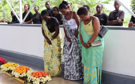 Rwamagana: Hibutswe abagore n'abana biciwe ku ishuri ribanza rya Sovu muri Jenoside yakorewe Abatutsi mu 1994
