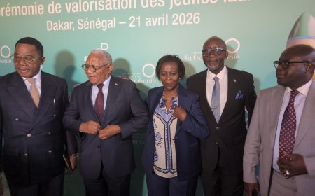 Mushikiwabo na Amb. Bizimana bahuriye i Dakar baganira ku guteza imbere urubyiruko