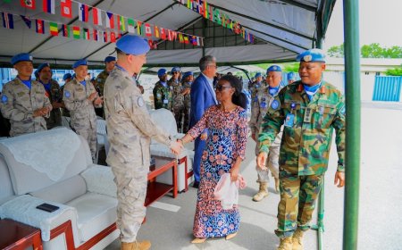 Sudani y'epfo: Ingabo z’u Rwanda zakiriye Umuyobozi Mushya wa UNMISS