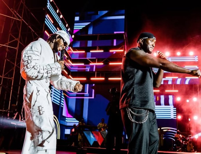 The Ben na Diamond Platnumz bategerejwe I Kampala 