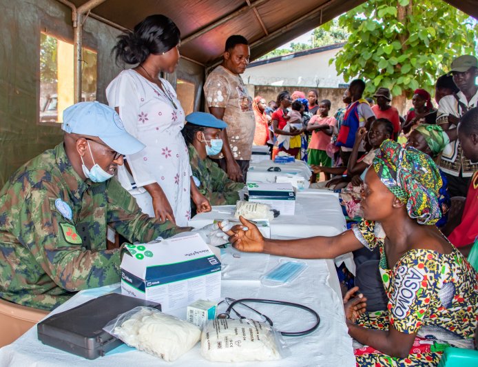 Ingabo z’u Rwanda ziri muri Santarafurika zavuye abaturage b’i Boali