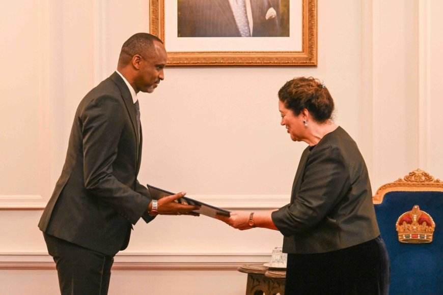 Amb. Muhizi Presents Credentials in New Zealand, Eyes Stronger Bilateral Ties