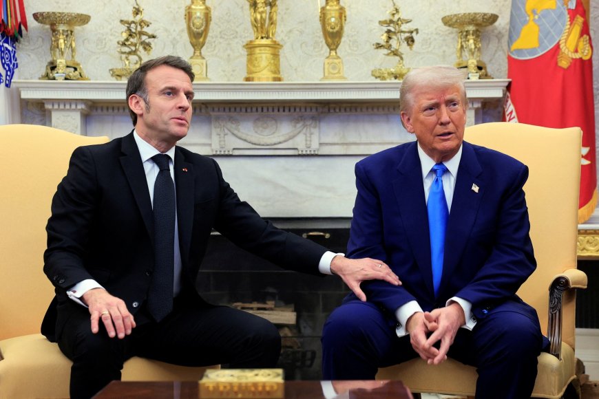 Perezida Trump yise Emmanuel Macron 'umugabo mbwa'