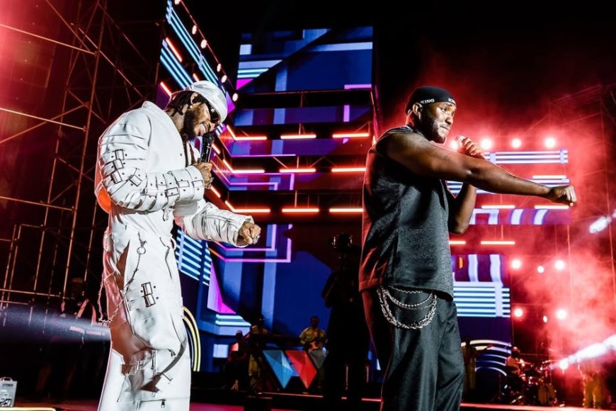 The Ben na Diamond Platnumz bategerejwe I Kampala 