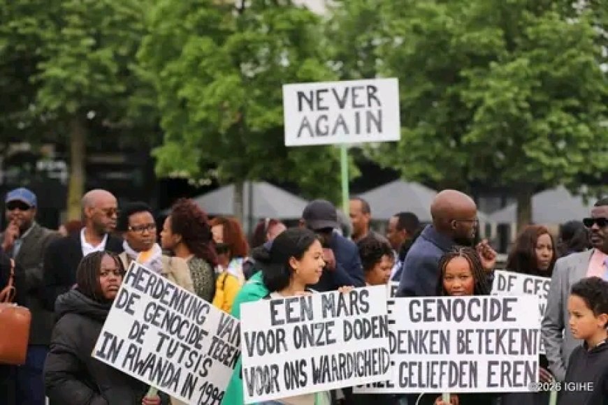 Rwandans in Bruges Commemorate 32nd Anniversary of the Genocide Against the Tutsi, Pledge to Fight Denial