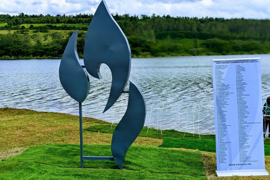 Rwamagana: Bibutse abajugunywe mu mazi bishwe muri Jenoside yakorewe Abatutsi