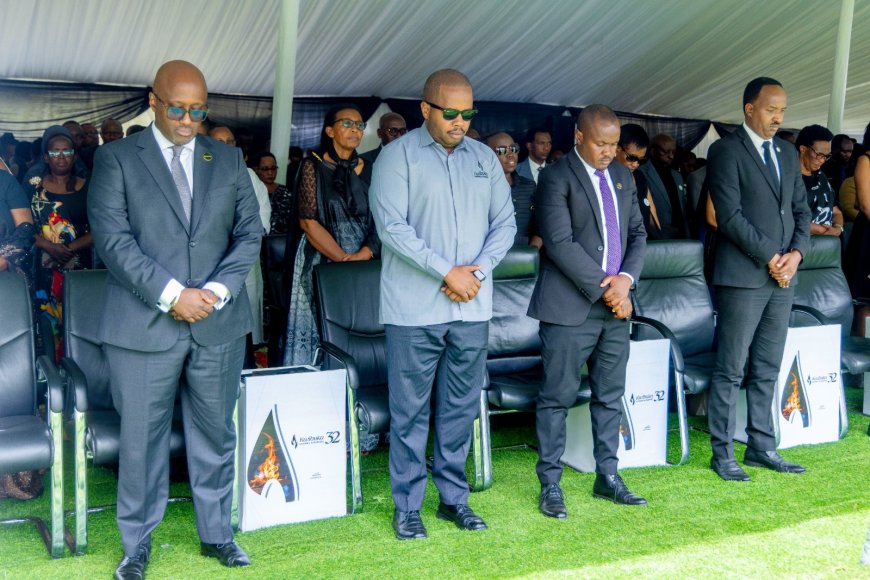 Kwibuka32: Abaturage n’abayobozi bibukiye ku Mugezi wa Nyabarongo Jenoside yakorewe abatutsi mu 1994